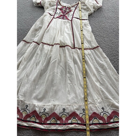 Free People Dress Maxi Women Boho Sweet Escape Long Sleeve Preppy Flowy Sz S NWT - Picture 9 of 13